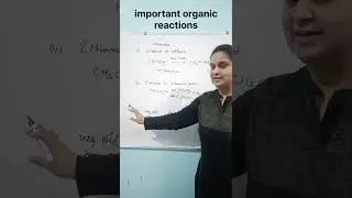 Important reactions of  Organic chemistry (class 10)