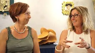 L&rsquo;atelier &laquo; Caracterre &raquo; de Steffi Steffens-Pecorai en exposition &agrave; la biblioth&egrave;que de M&egrave;ze