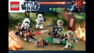 Instrucciones 9489-1 set Endor Rebel Trooper and Imperial Trooper Battle Pack que lanz&oacute; en 2012 Lego