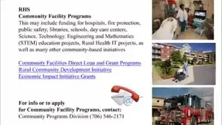 USDA RD Rural Community Facilites Program Overview