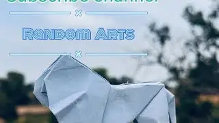 How to make origami paper Lion || Random Arts || #OrigamipaperLion#paperlion #paper#Origami ||