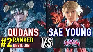 T8 🔥 QUDANS (#2 Ranked Devil Jin) vs SAE YOUNG (Leo) 🔥 Tekken 8 High Level Gameplay
