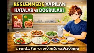 BESLENME 5.PORSİYON VE &Ouml;Ğ&Uuml;N SAYISI, ARA &Ouml;Ğ&Uuml;NLER #sağlık #sağlıklıyaşam #sindirimsistemi #ara&ouml;ğ&uuml;n