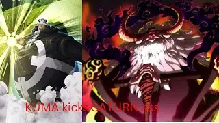 KUMA Kicks Saturn Ass ll One Piece Chapter 1103 In Hindi