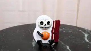 Ebros Furry Bones Breakfast Sunny Side Up Egg And Bacon Skeleton Furrybones Figurine