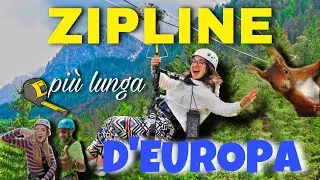 PROVO LA ZIPLINE PIÙ LUNGA D'EUROPA | urlo per 10 minuti