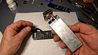 Dron Swellpro spry, wymiana ogniwa baterii 11.1v 3s