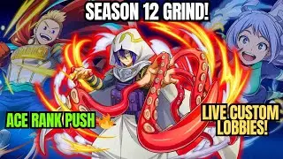 🔥 Saturday Night Grind to ACE RANK | My Hero Ultra Rumble LIVE 🔴 No Bots, Custom Lobby Battles