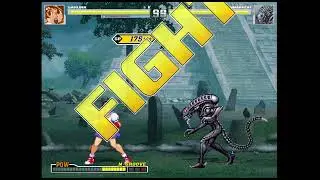 Mugen - Sakura Kasugano (me) VS Alien Warrior (AI patch)