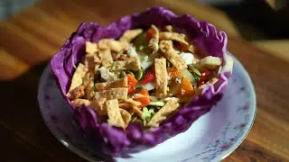 Crunchy Asian Cabbage Salad | Healthy Weight Loss Recipe with Honey Ginger Dressing (Easy & Fresh!)
