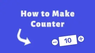 How to Make Counter | with 