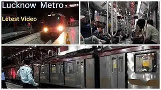 Lucknow metro train travel with ||Guide || 🔥