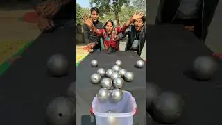 Best Steel ball roll family challenge ✅ #shorts #game