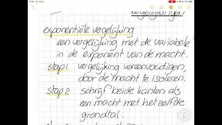 3Ath - wiskunde - H.11 A+B - 11.2 exponentiële vergelijkingen