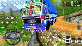 INDIAN BHARAT BENZ TIPPER TRUCK HEAVY MATERIALS TRANSPORT DRIVING | BUS SIMULATOR INDONESIA @DKGAMER