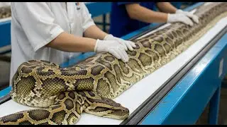 The Art of Snake Leather: From Raw Skin to Luxury Jacket | Full Factory Process