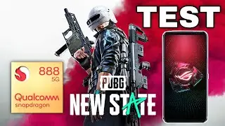 PUBG NEW STATE - ASUS ROG PHONE 5 GAMEPLAY TEST ( SNAPDRAGON 888 )
