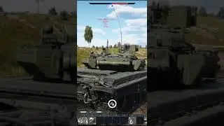 War Thunder AH MK1 down by  T72 Tank