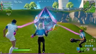 Opening a Cosmic Chest in Fortnite Season 7