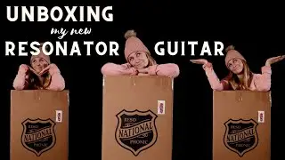 UNBOXING my new National Guitar (with demo)- What could it be?!