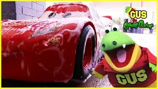 Disney Cars 3 Lightning McQueen Car Wash Trip!