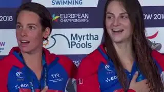 4x100 Freestyle Women Final - 2018 Glasgow Euro Swimming Championship