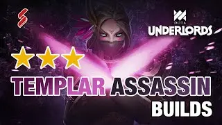 Assassin Builds - Top 1 | 3 Stars Viper & Templar Assassin | Dota Underlords Strategy