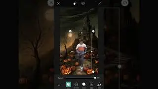 Halloween Photo Editing by PicsArt !! #shorts