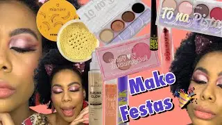 Maquiagem para Festas (Carnaval, Festival&hellip; - Testando Makes da Mia Make | by Kleide Naira