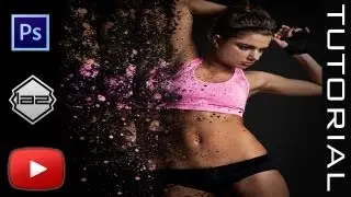 HD How to : Dispersion / Splatter / Shatter Effect Tutorial in Adobe Photoshop cs6 1080p