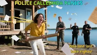 HOA Posted an Eviction on My Lake Cabin — I Posted “Private Property” on the Entire Lake