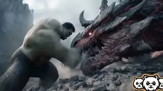 Hulk VS Fire Monster And Water Monster Amazing Fight #ai #aivideo #fight #marvel #superhero