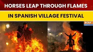 Spain&rsquo;s Las Luminarias Festival: Horses Leap Through Fire to Honor St. Anthony