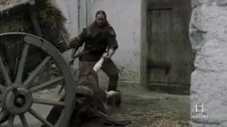 The Vikings Raid and Burn Lindisfarne Monastery   THE VIKINGS SEASON 1