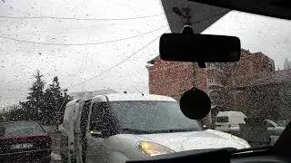 Hızlı cila camda su kayganlık durur halde