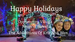 Christmas in Las Vegas Opportunity Village Magical Forest Complete walkthrough and Ride POV 4kUHD