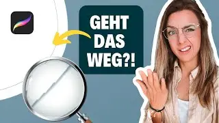 Linie beim Einfärben? | Procreate Schwellenwert