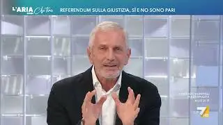 Testa a testa tra sì e no al referendum sulla giustizia, Gianrico Carofiglio: 