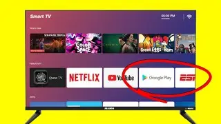 Как установить Google Play Store на Android Smart TV, как загрузить приложения на Samsung TV, Pla...