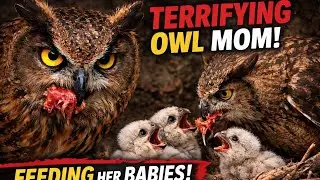 Hungry Owl Chicks Await Their Parent&rsquo;s Return After a Long Absence 🦉🍽️⏳