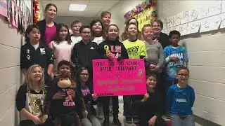 9-year-old Abilene girl returns to school after beating cancer