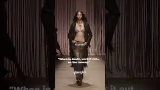 &ldquo;Not walking, just serving &mdash; and the world is taking notes 📸💎&rdquo;#catwalk #fashion #supermodel #runway 