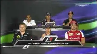 Primeira Coletiva de 2013 - GP Austrália F1 | Legendado