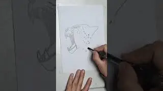 Snow Leopard (Mountain Tiger) Drawing | Easy Step by Step Tutorial