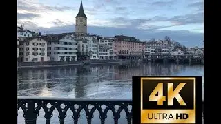 Z&Uuml;RICH, Switzerland Virtual Walking 4K/60FPS