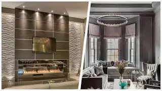 75 Living Space With A Bar And A Metal Fireplace Design Ideas You'll Love 🔴