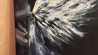 Angel on canvas Ангел, картина на холсте 40*30 см