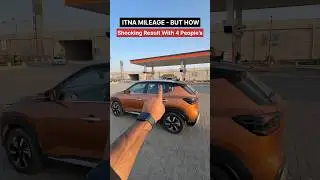 Nissan Magnite Mileage Test #mohitvihem #shorts #mileagetest