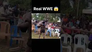 Real WWE Fight , SmackDown , Uganda Bodybuilding Fight #wwe #bodybuilding #entertainment