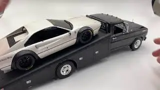 ACME 1:18 1970 Ford F350 Ramp Truck Shelby Racing / Black / Coke  (A1801400/1/4) Diecast